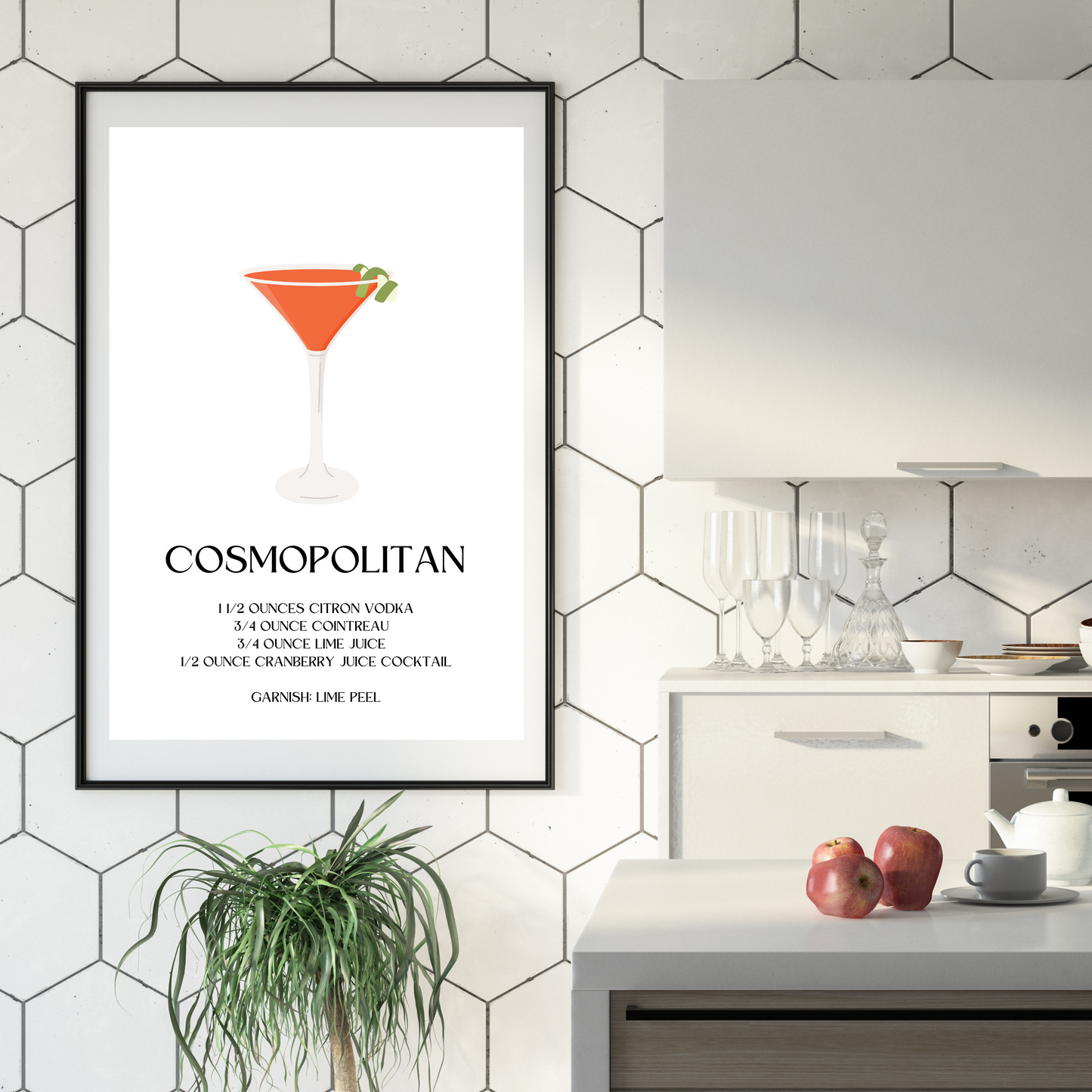 Cosmopolitan Cocktail Print