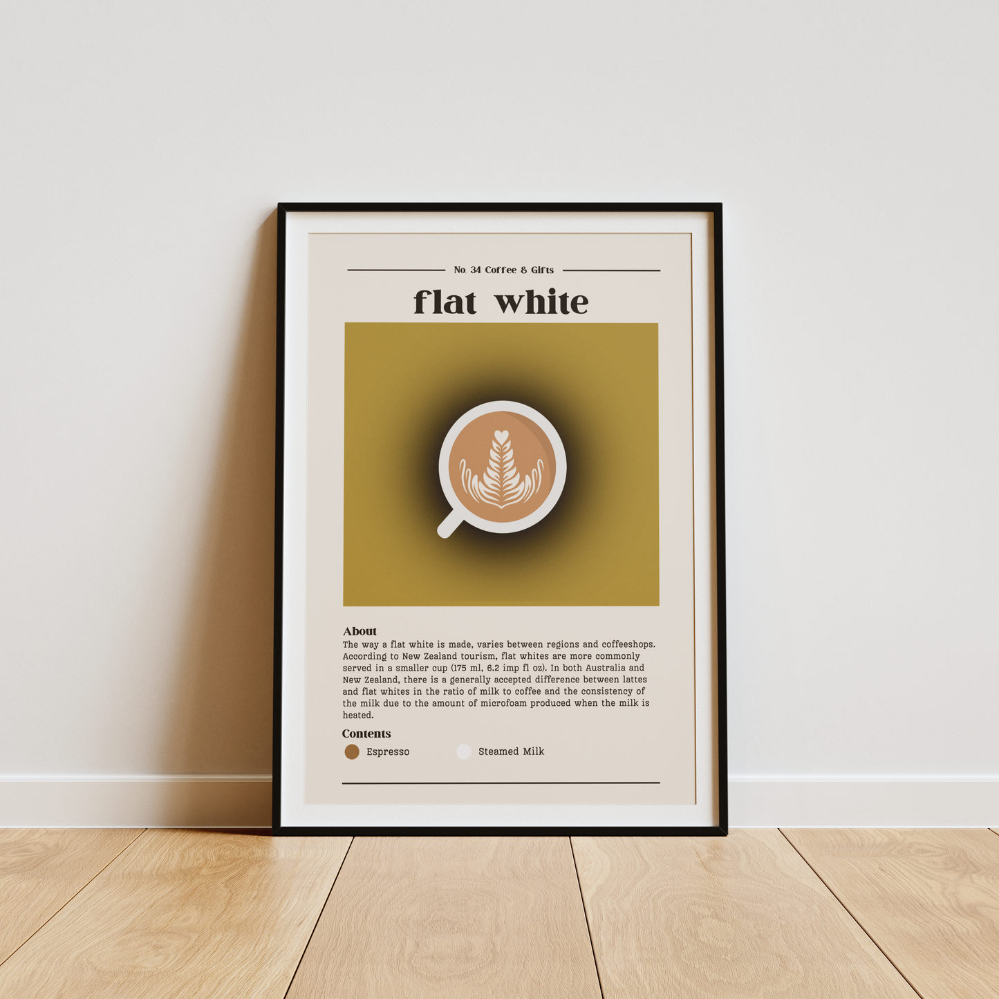 Flat White Print