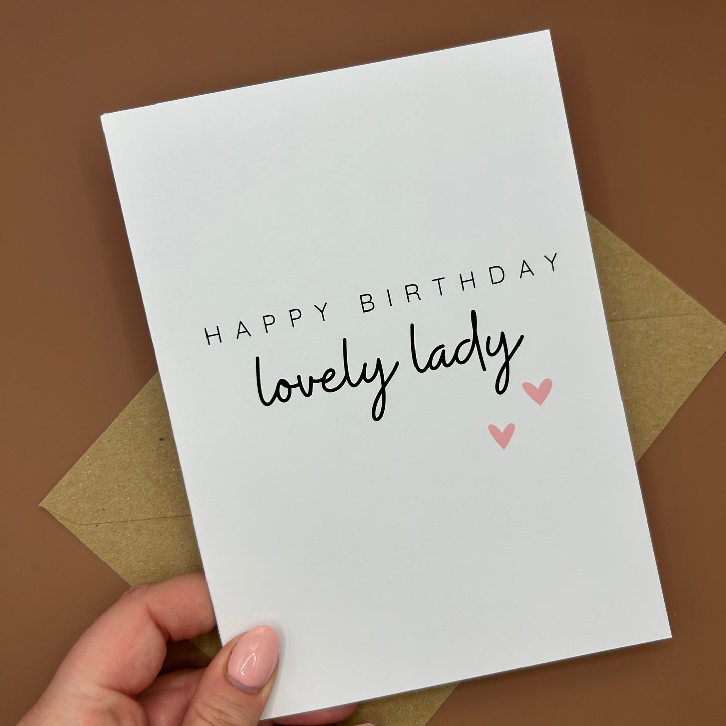 Lovely Lady Birthday Card