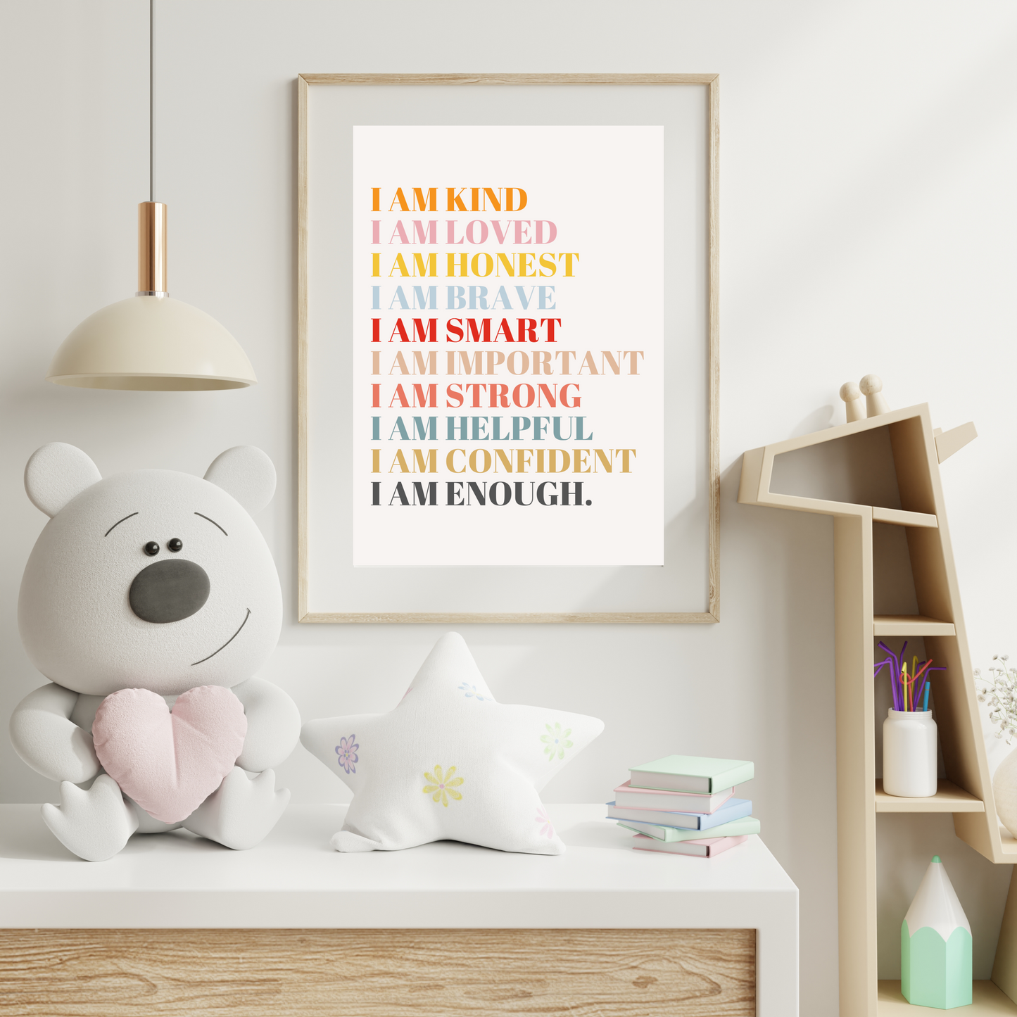 'I Am' Affirmations Print