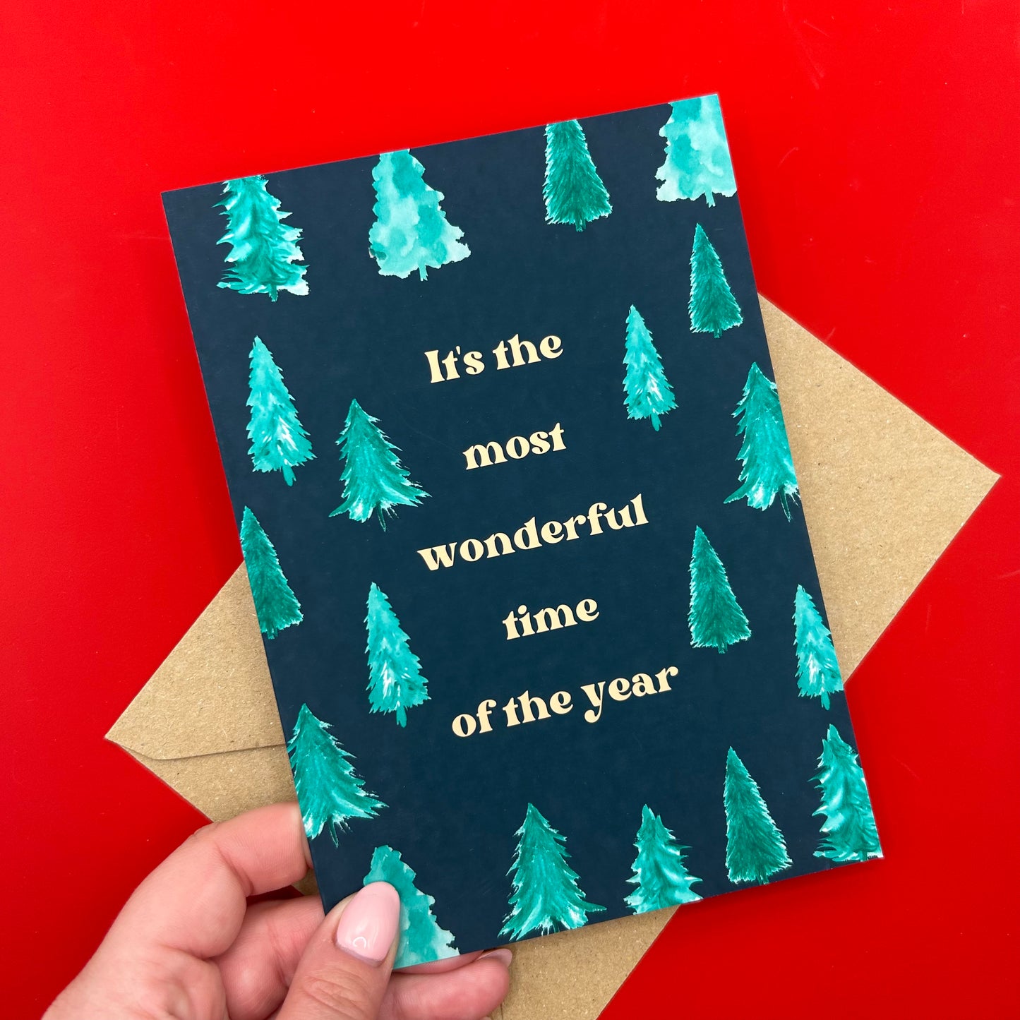 'It's the Most Wonderful Time of the Year' Christmas Card