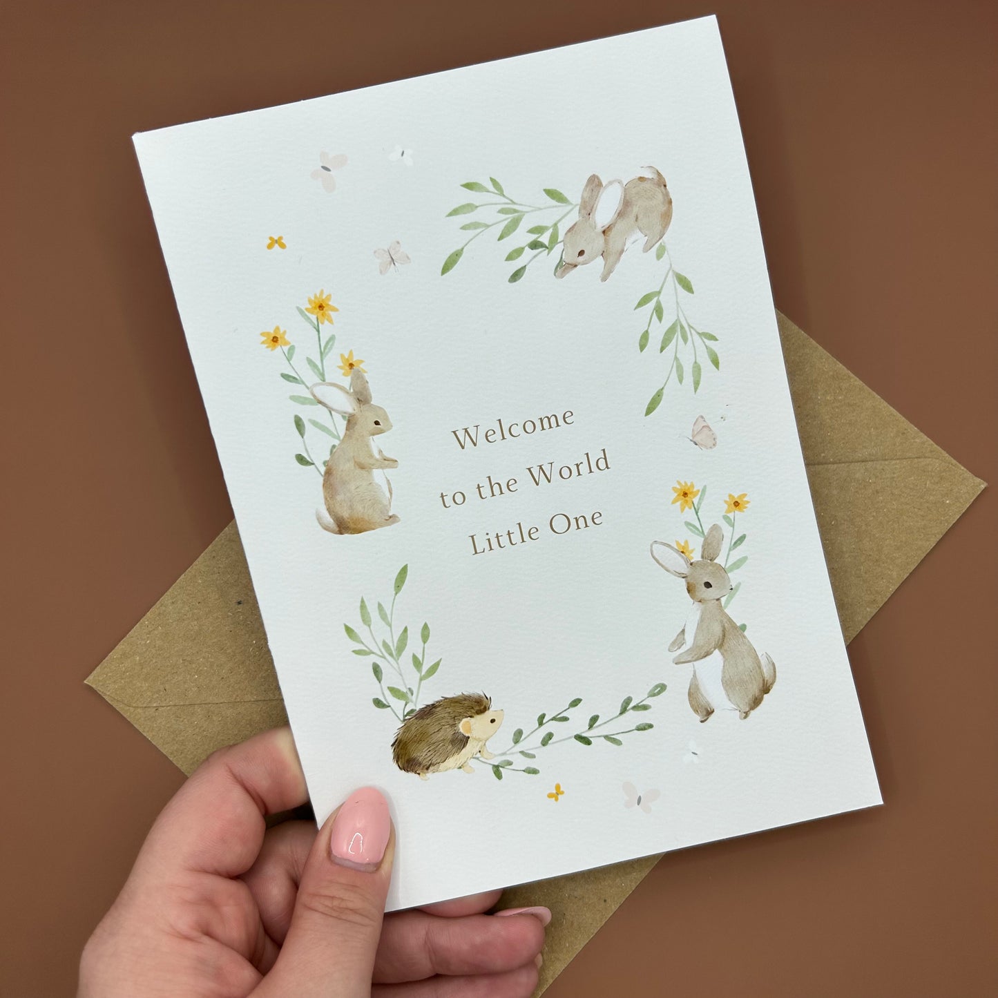 Welcome to the World New Baby Greeting Card