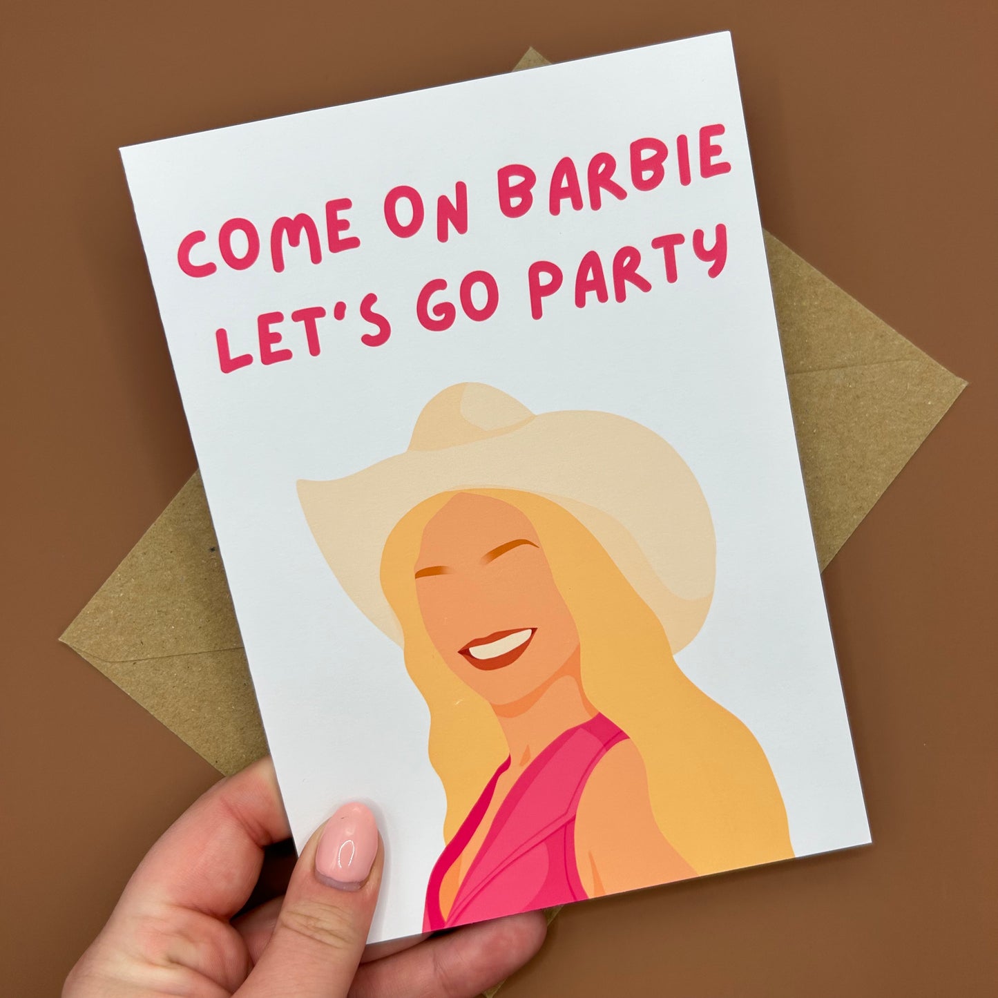 Barbie Greeting Card