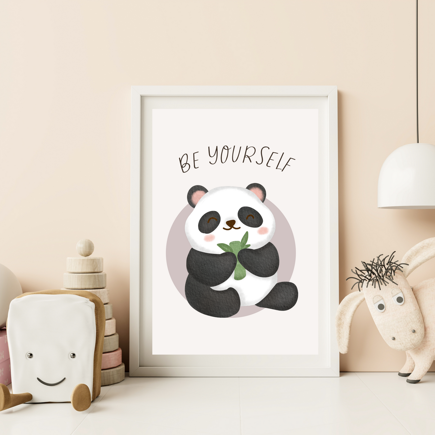 'Be Yourself' Panda Print