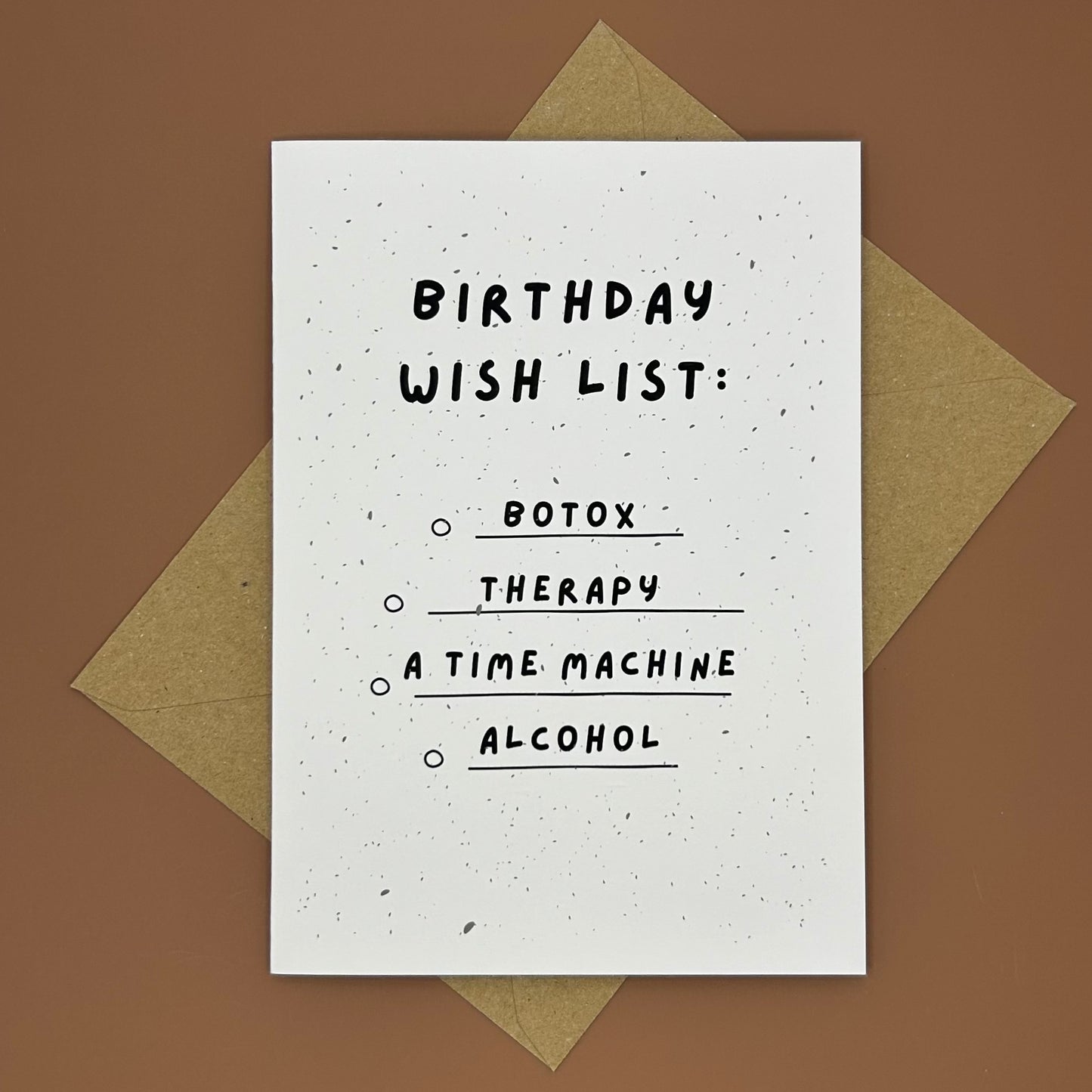 Birthday Wishlist Greeting Card