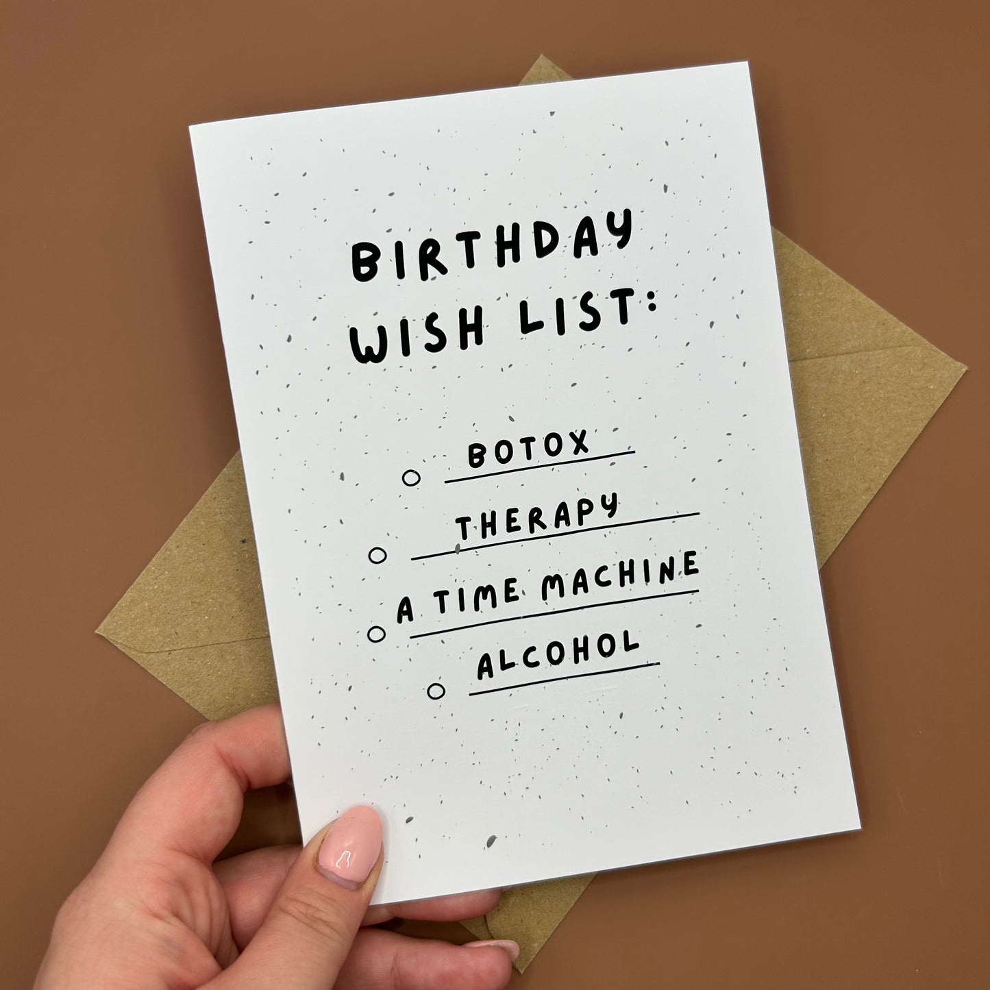 Birthday Wishlist Greeting Card