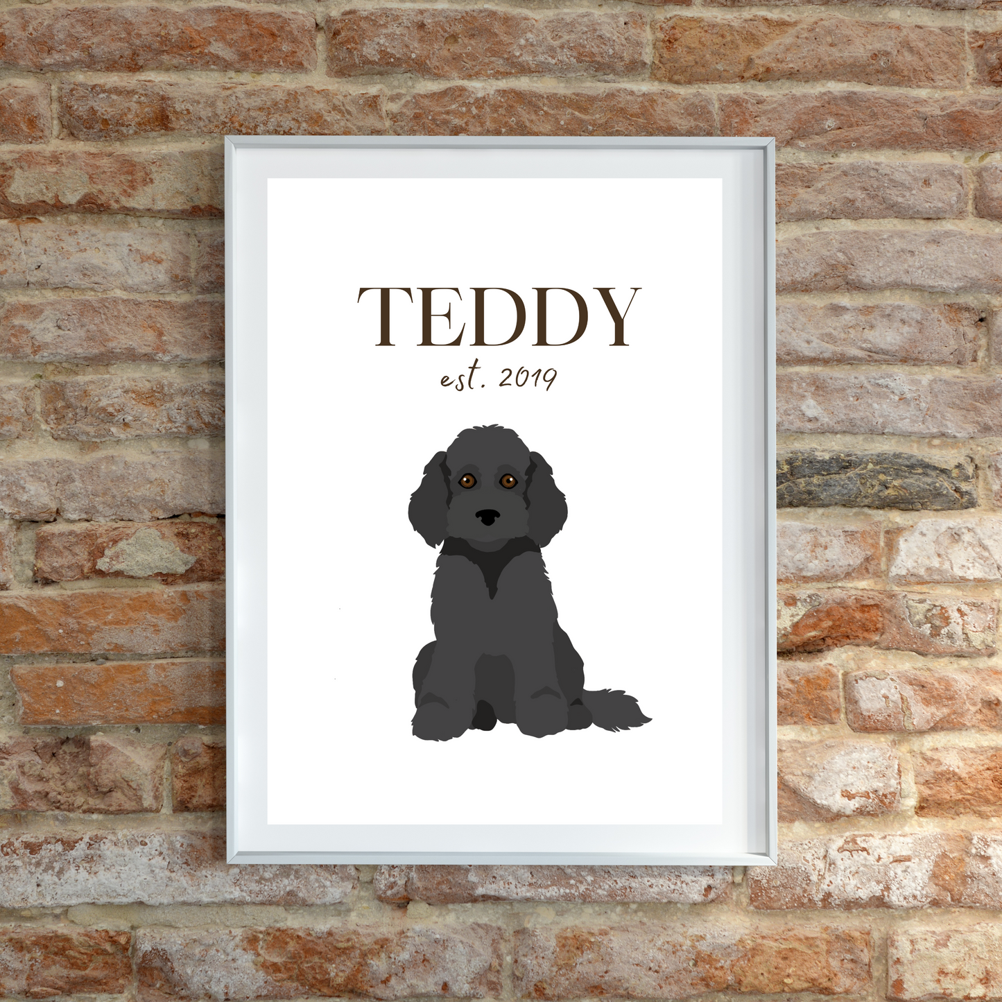 Personalised Cockapoo Pet Print