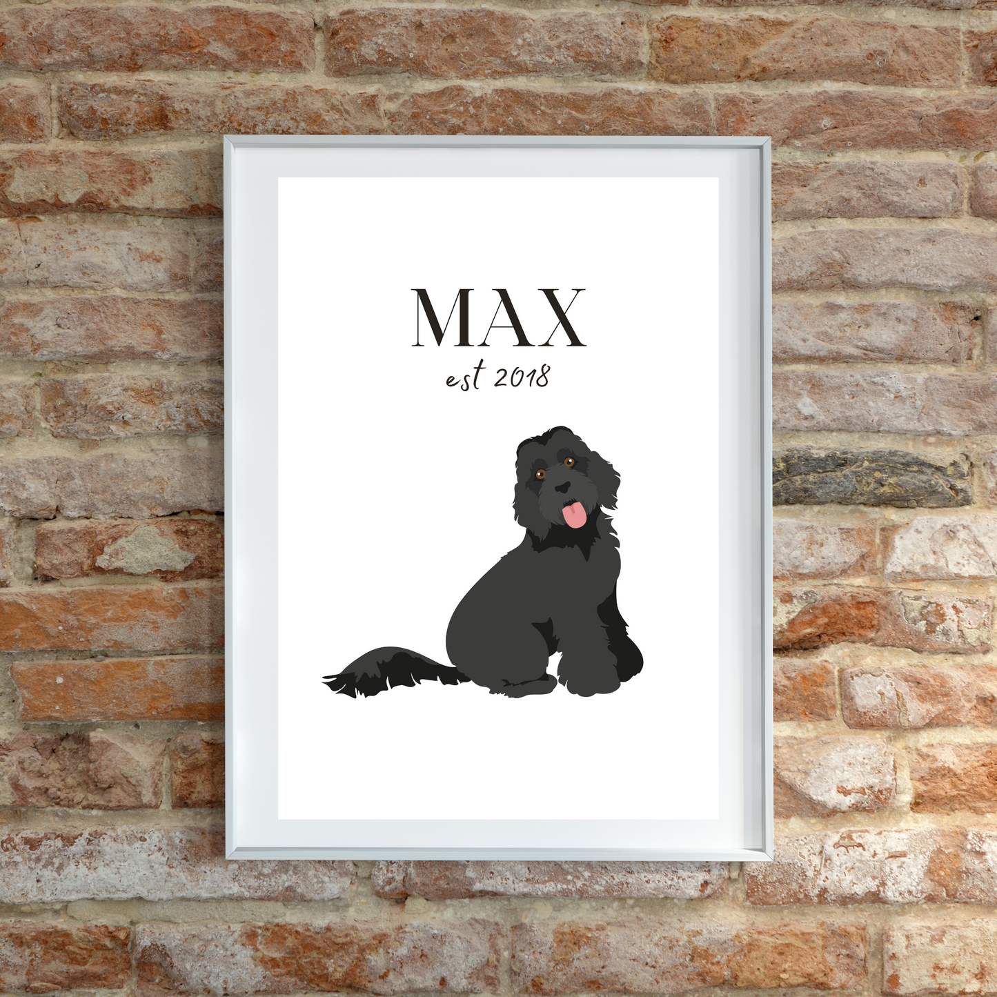 Personalised Labradoodle Pet Print