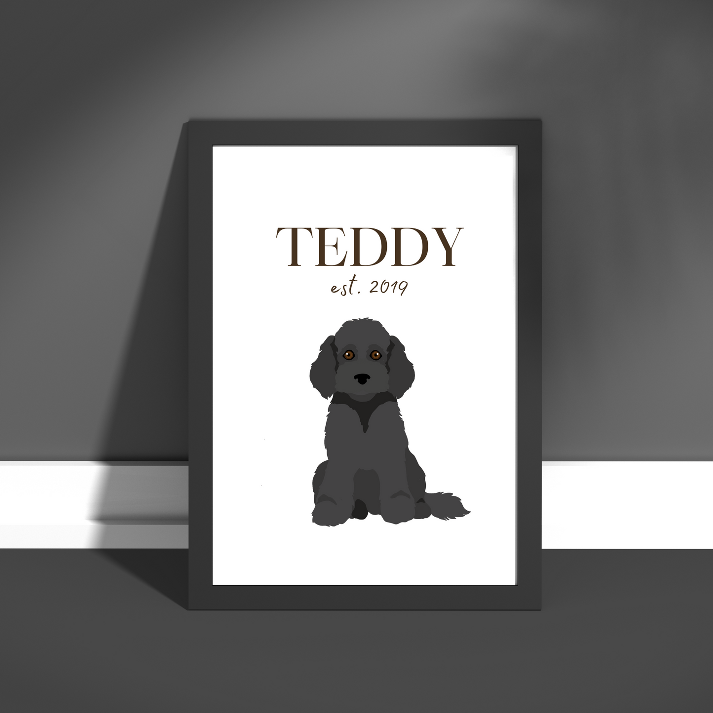 Personalised Cockapoo Pet Print