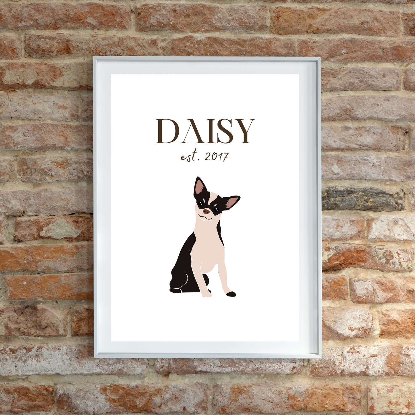 Personalised Chihuahua Pet Print