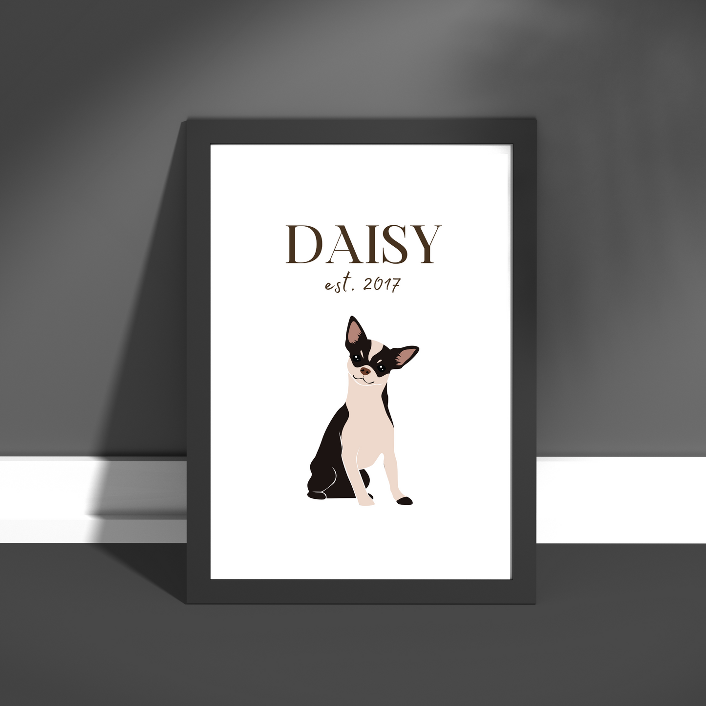 Personalised Chihuahua Pet Print