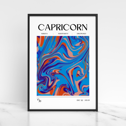 Capricorn Star Sign Print