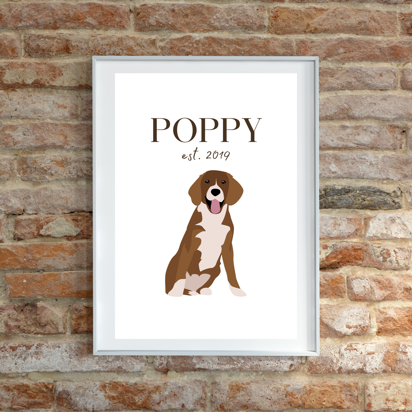 Personalised Beagle Pet Print