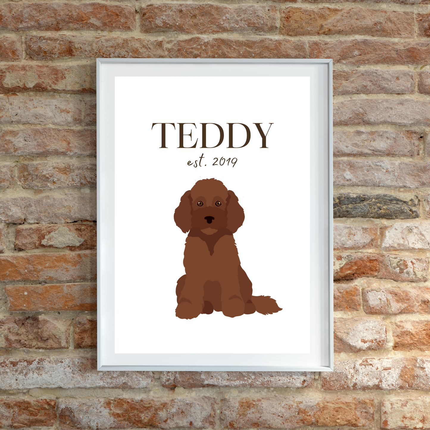 Personalised Cockapoo Pet Print