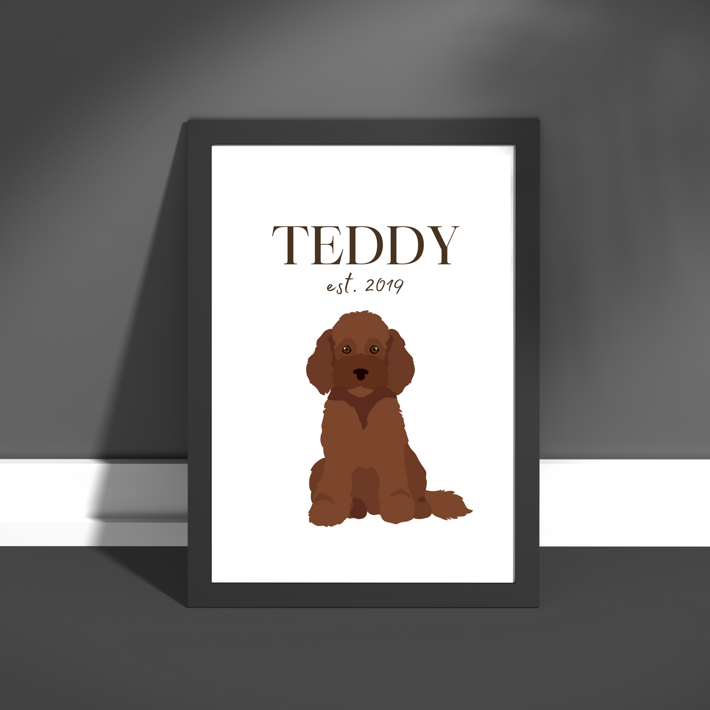 Personalised Cockapoo Pet Print