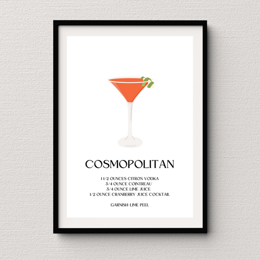 Cosmopolitan Cocktail Print