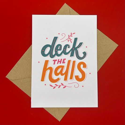 'Deck The Halls' Christmas Card