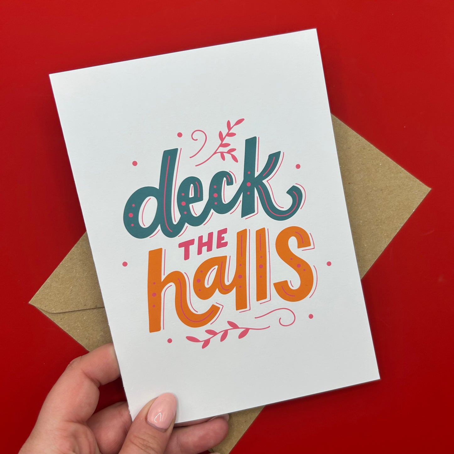 'Deck The Halls' Christmas Card