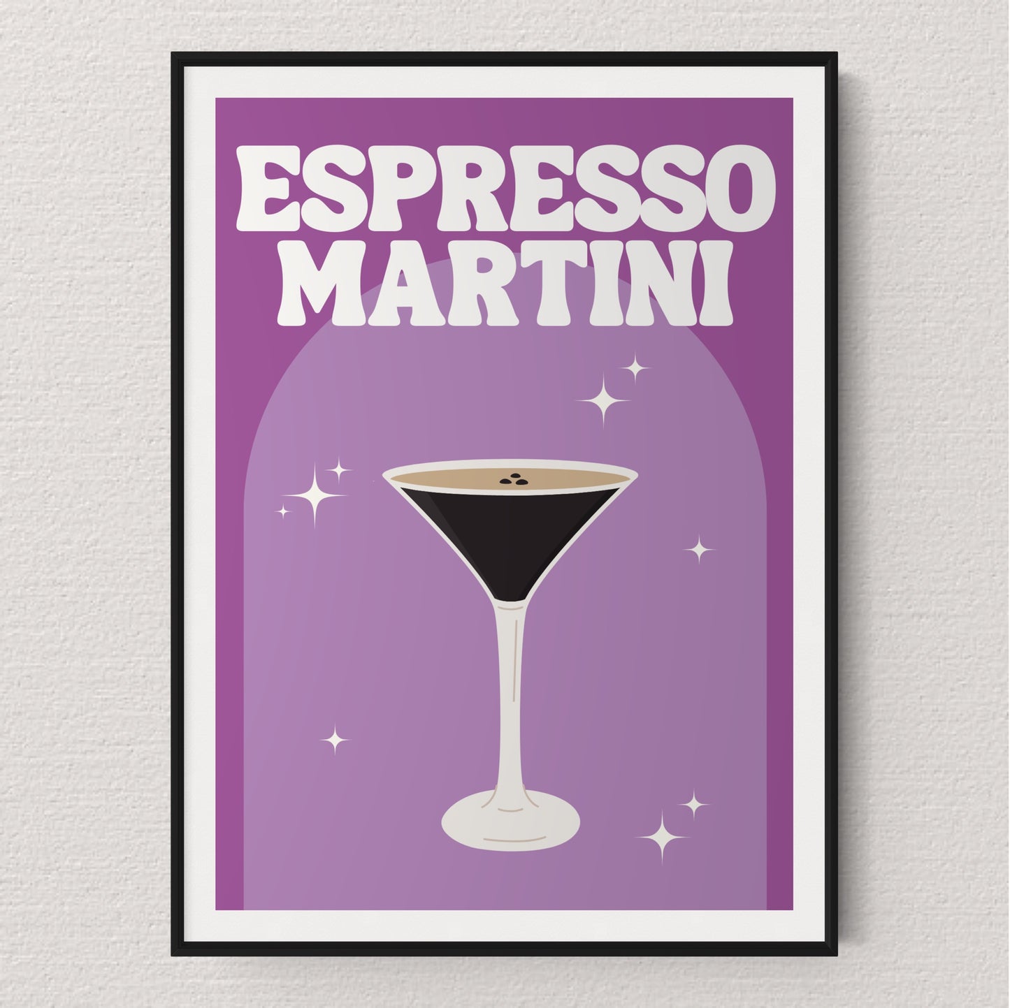 Funky Espresso Martini Cocktail Print