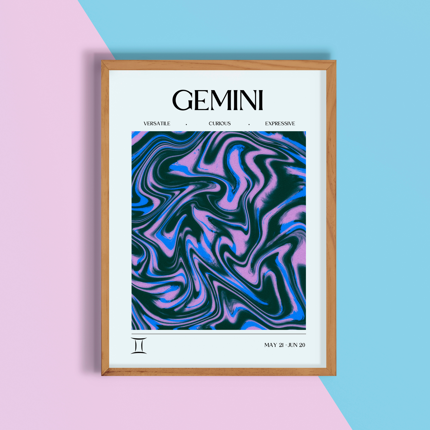 Gemini Star Sign Print