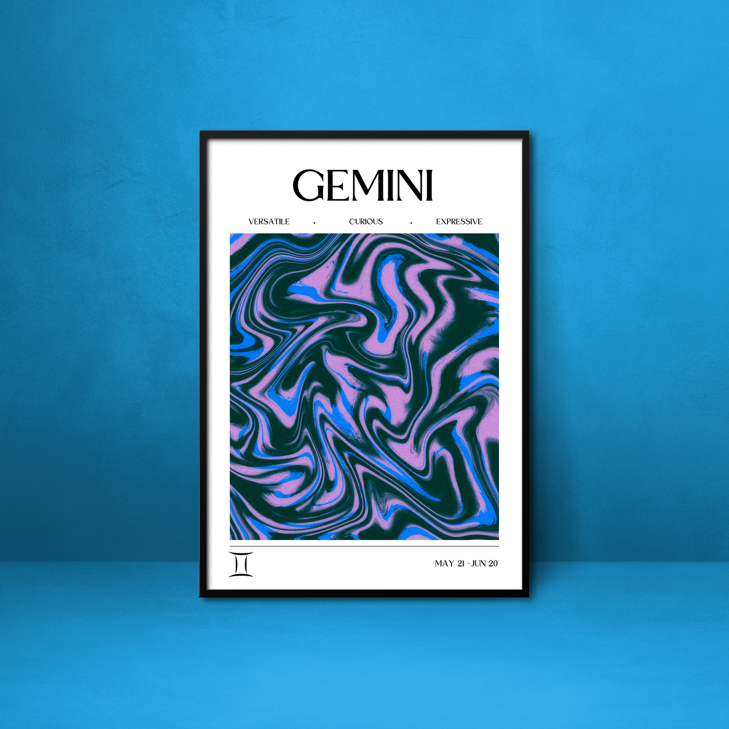 Gemini Star Sign Print