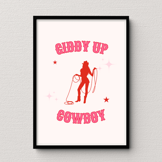 'Giddy Up Cowboy' Print