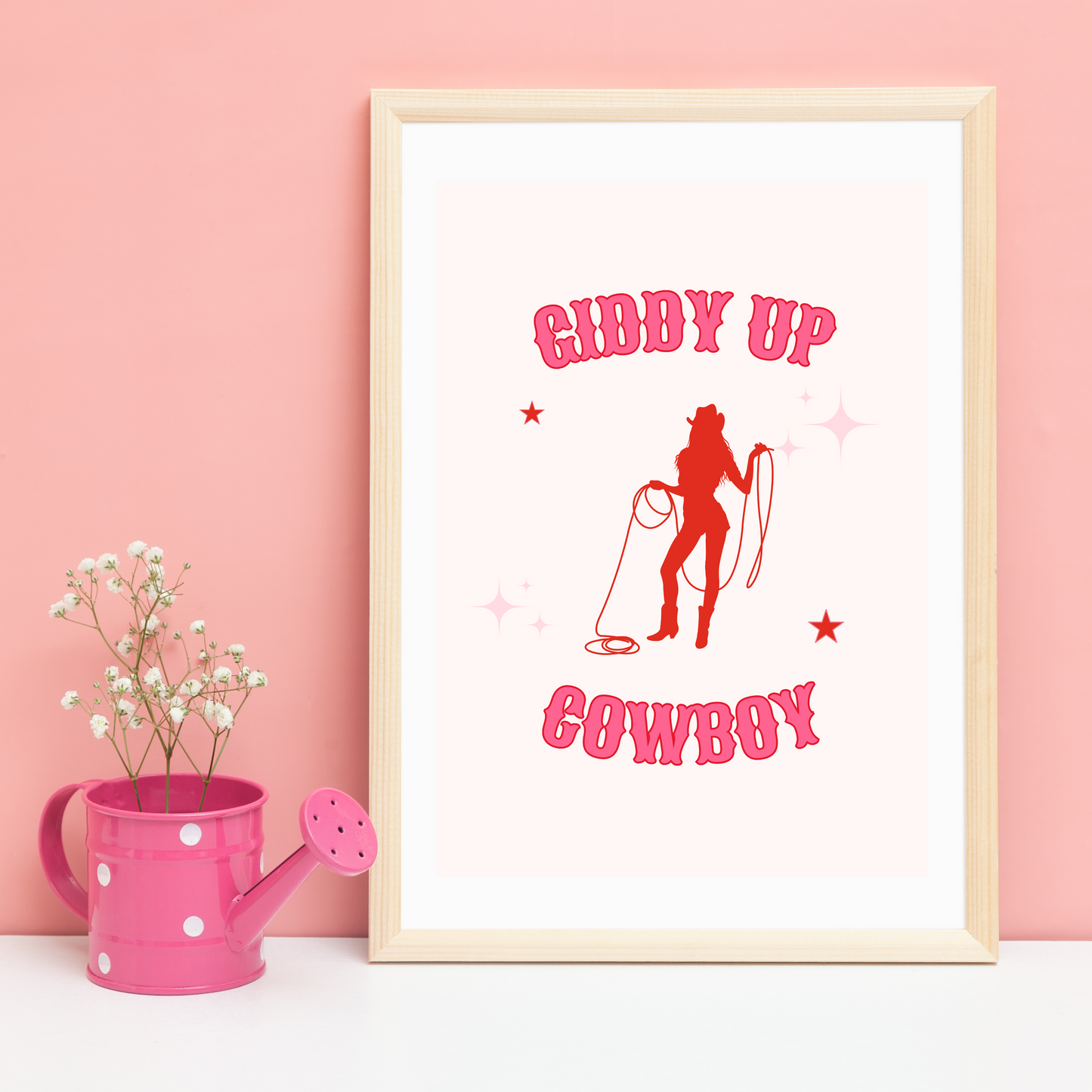 'Giddy Up Cowboy' Print