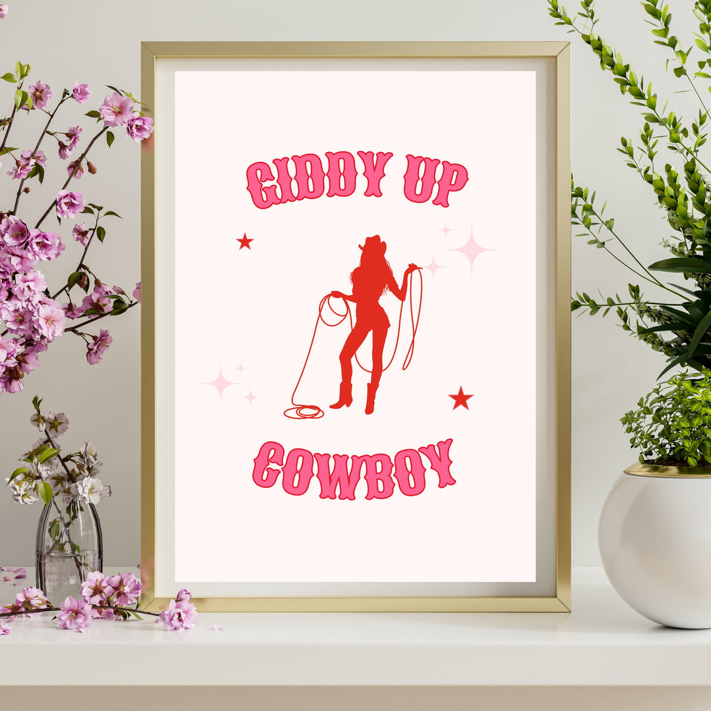 'Giddy Up Cowboy' Print