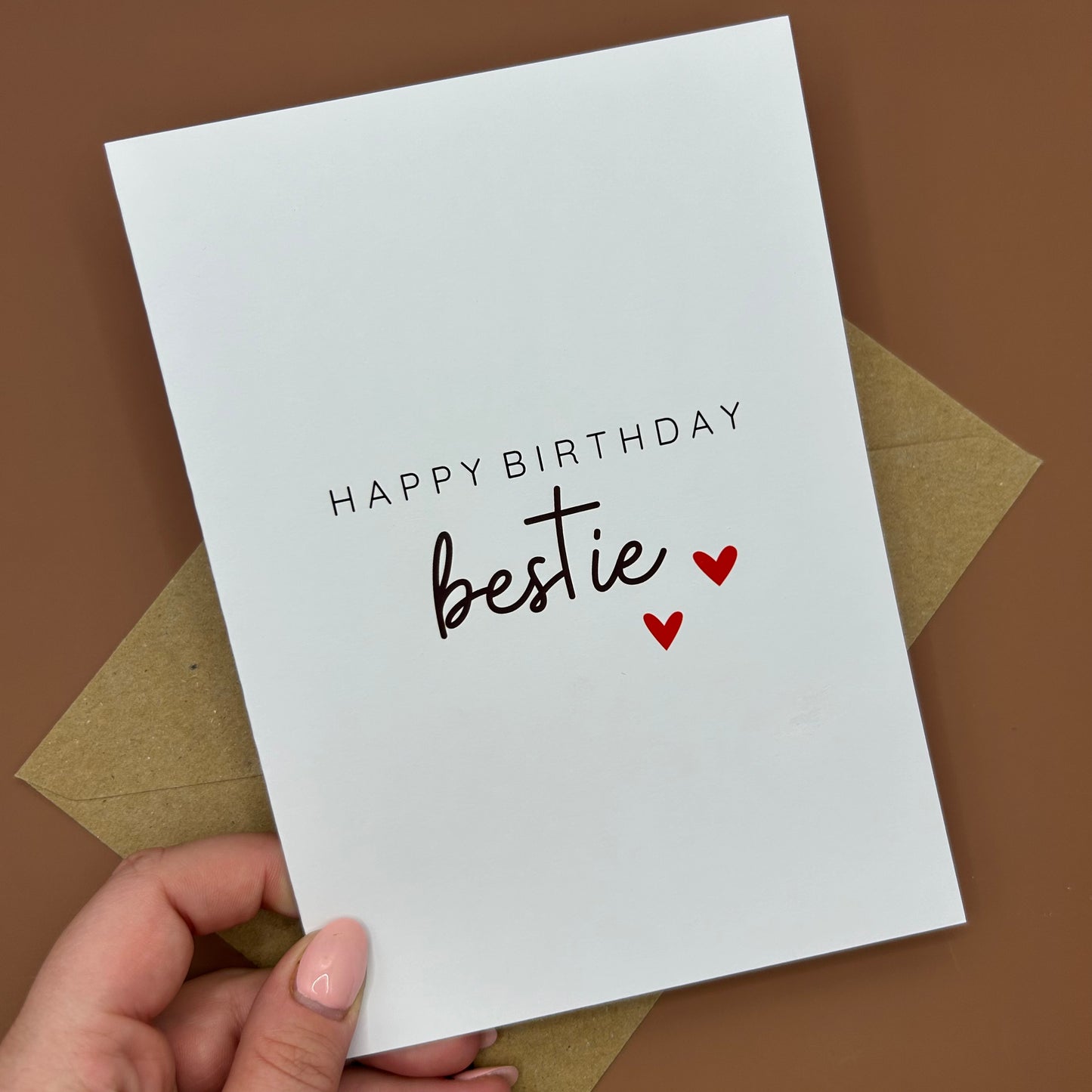 Bestie Birthday Card