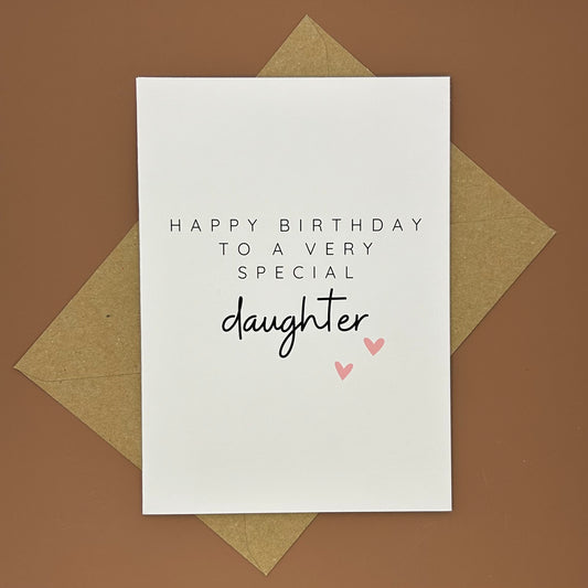 Daughter Birthday Card