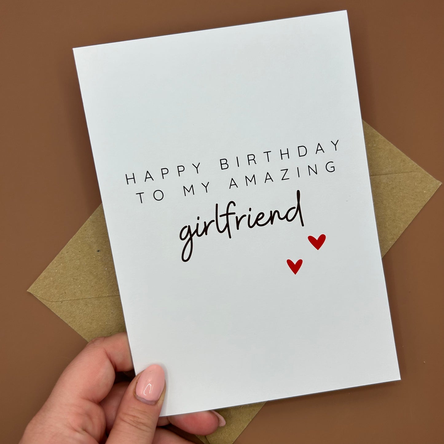 Girlfriend Birthday Card