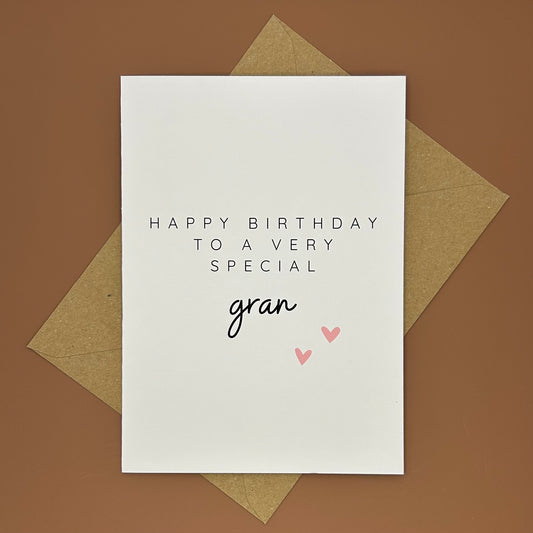 Gran Birthday Card