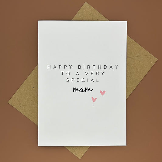 Mam Birthday Card