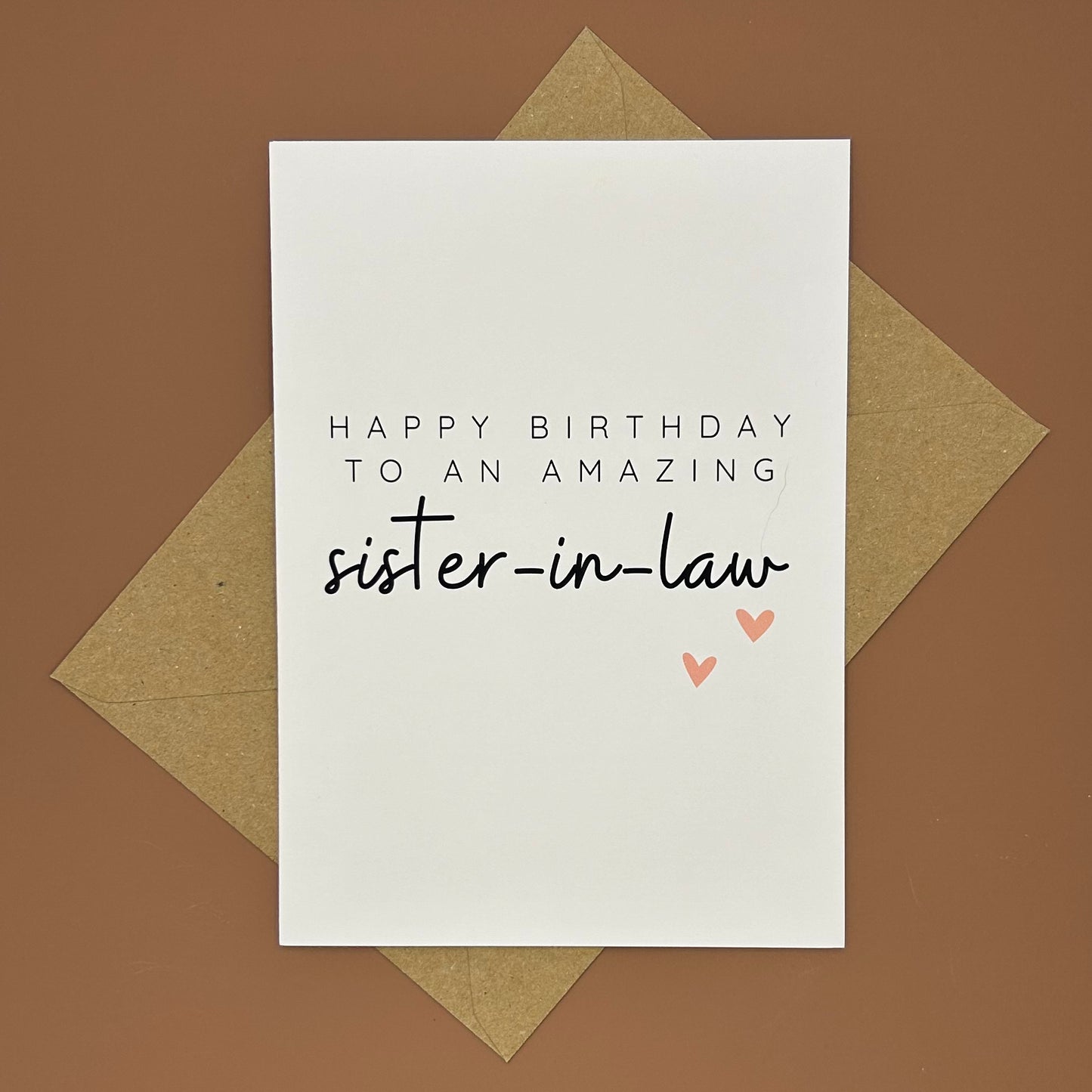 Sister-in-Law Birthday Card