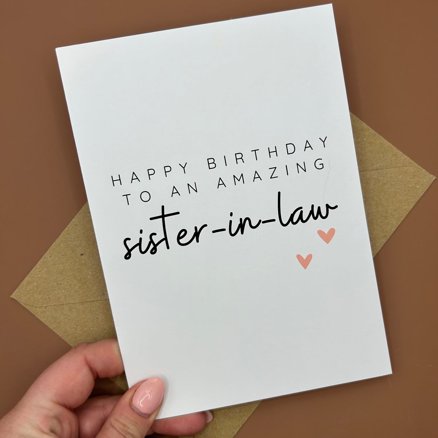 Sister-in-Law Birthday Card