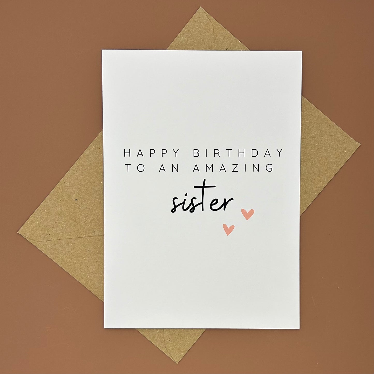 Sister Birthday Card