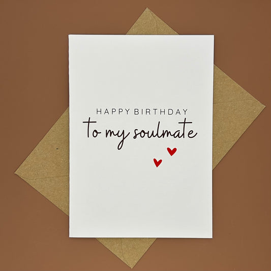 Soulmate Birthday Card