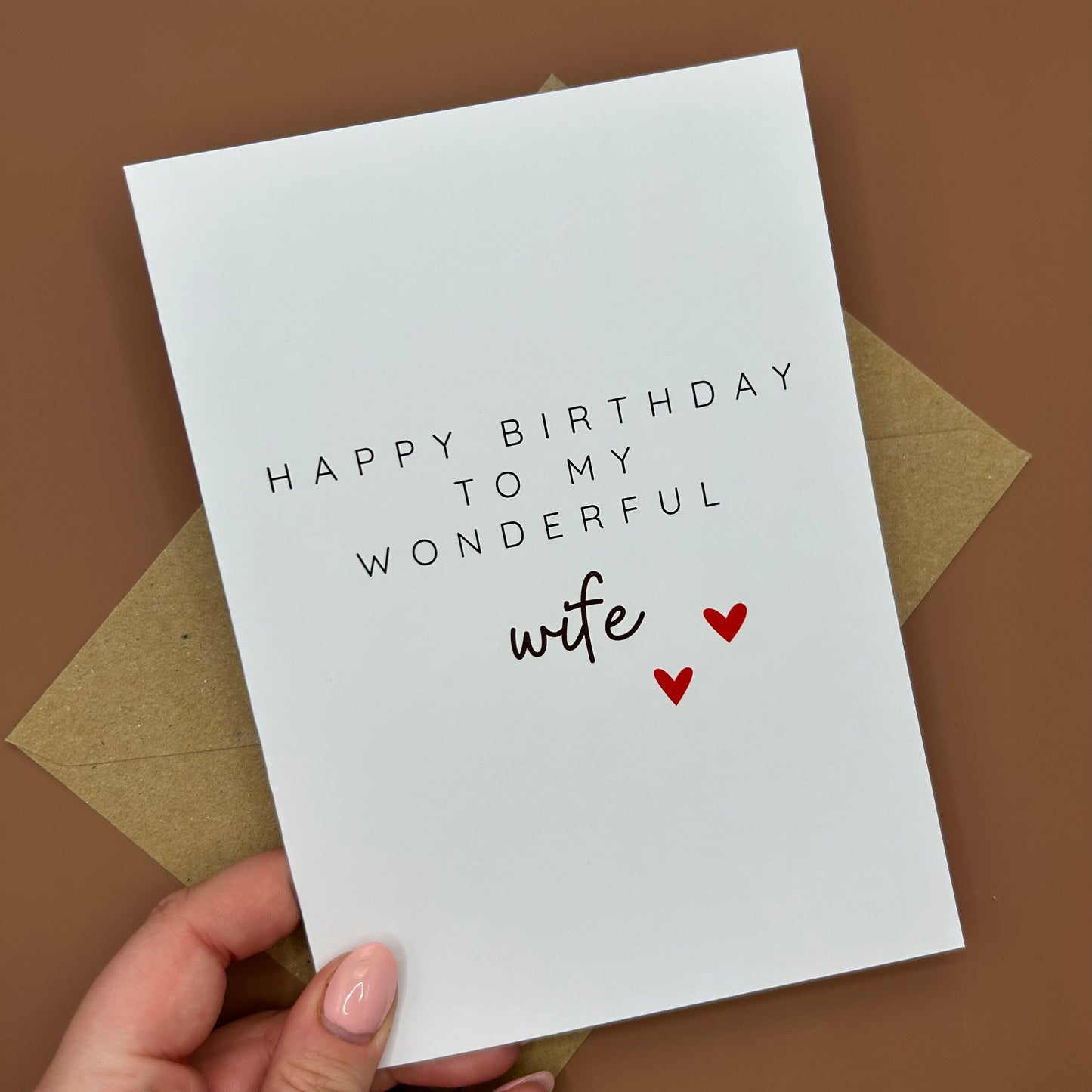 Wife Birthday Card