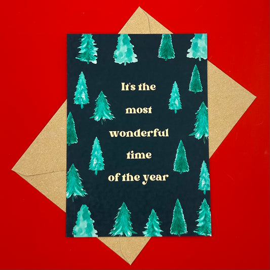 'It's the Most Wonderful Time of the Year' Christmas Card