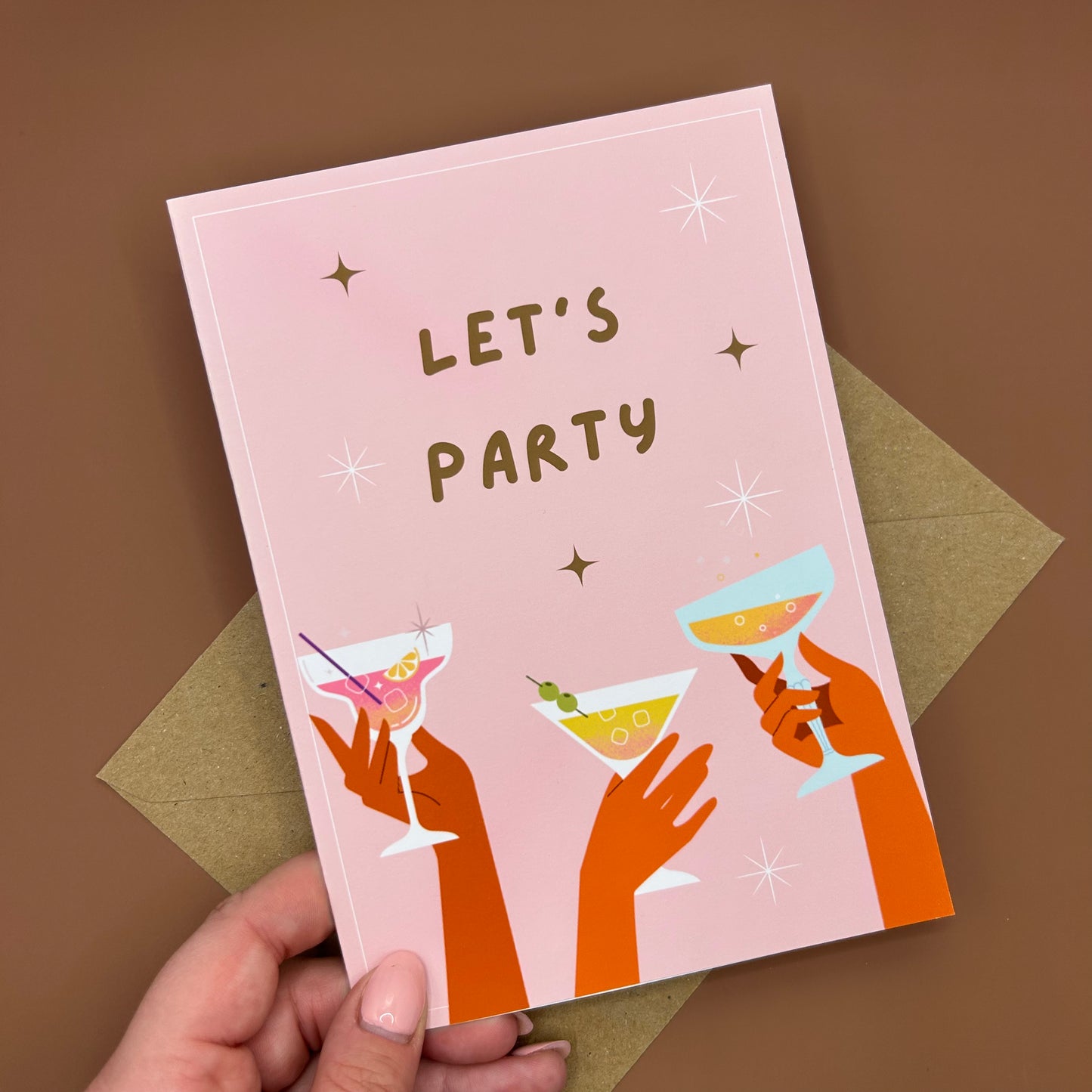 Lets Party Greeting Card