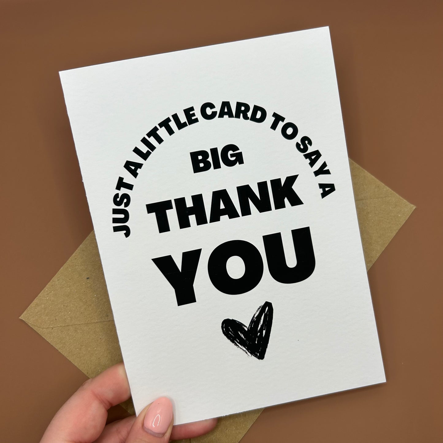 Little Card Big Thank You Greeting Card