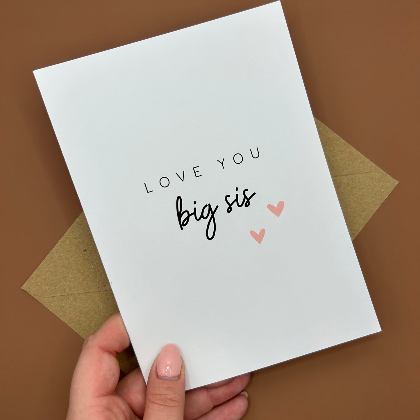 Love You Big Sis Greeting Card