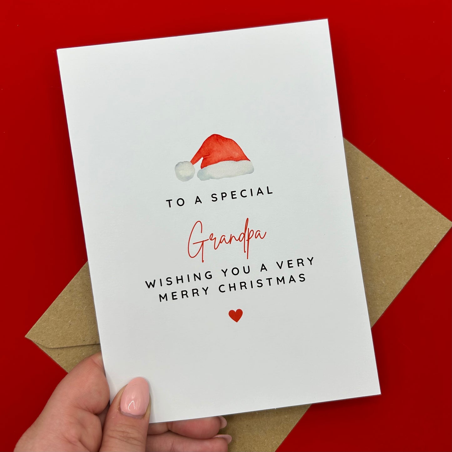 Grandpa Christmas Card