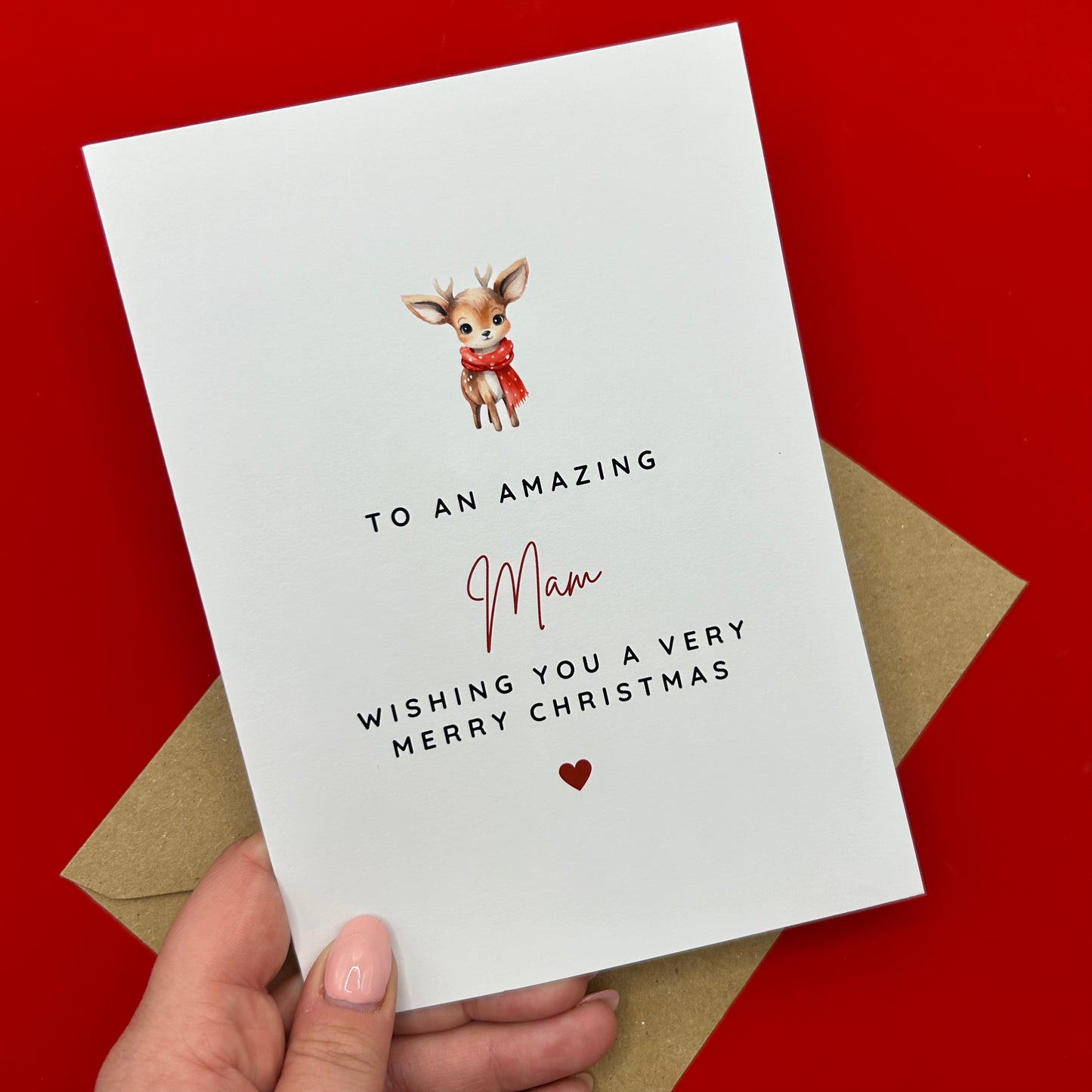 Mam Christmas Card