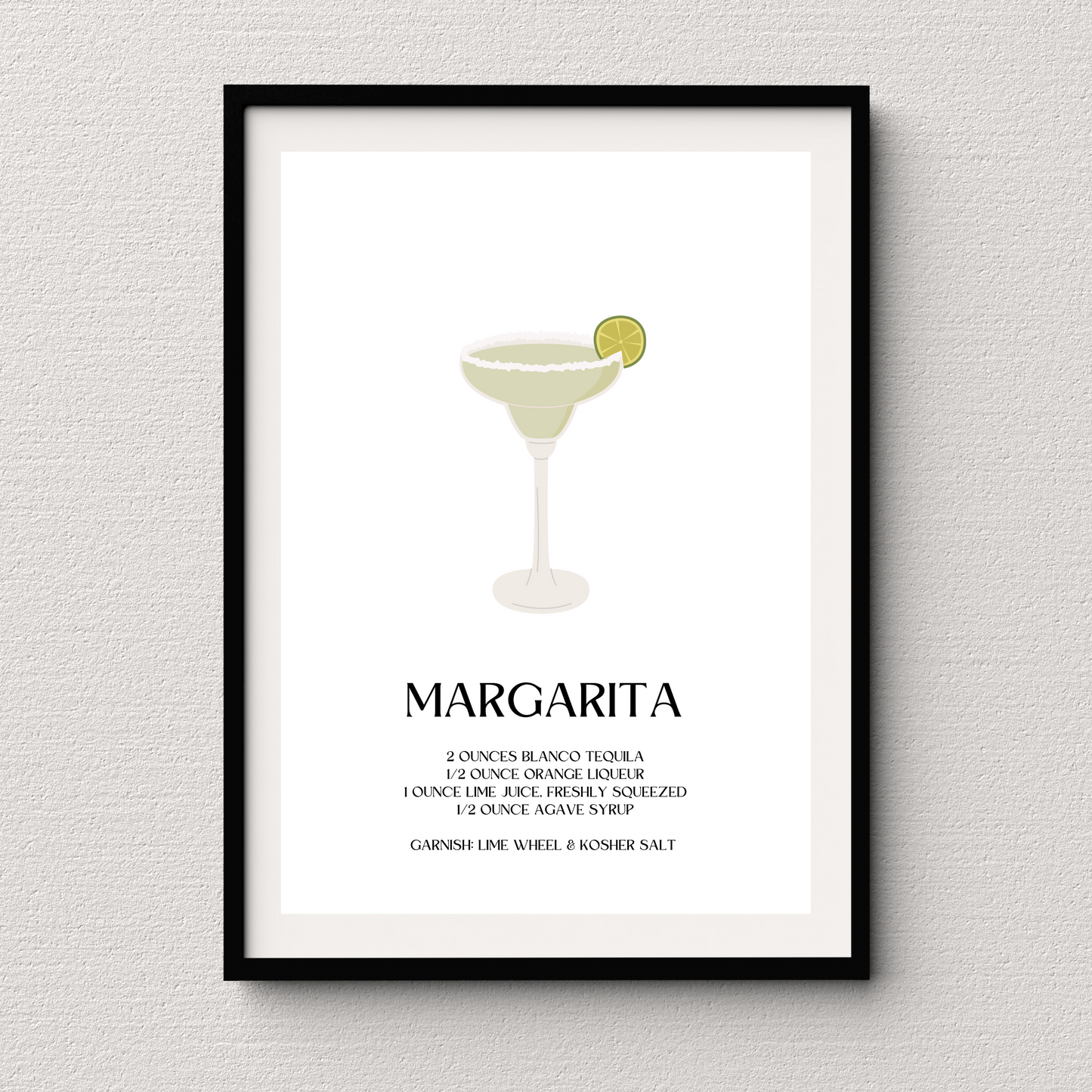 Margarita Cocktail Print