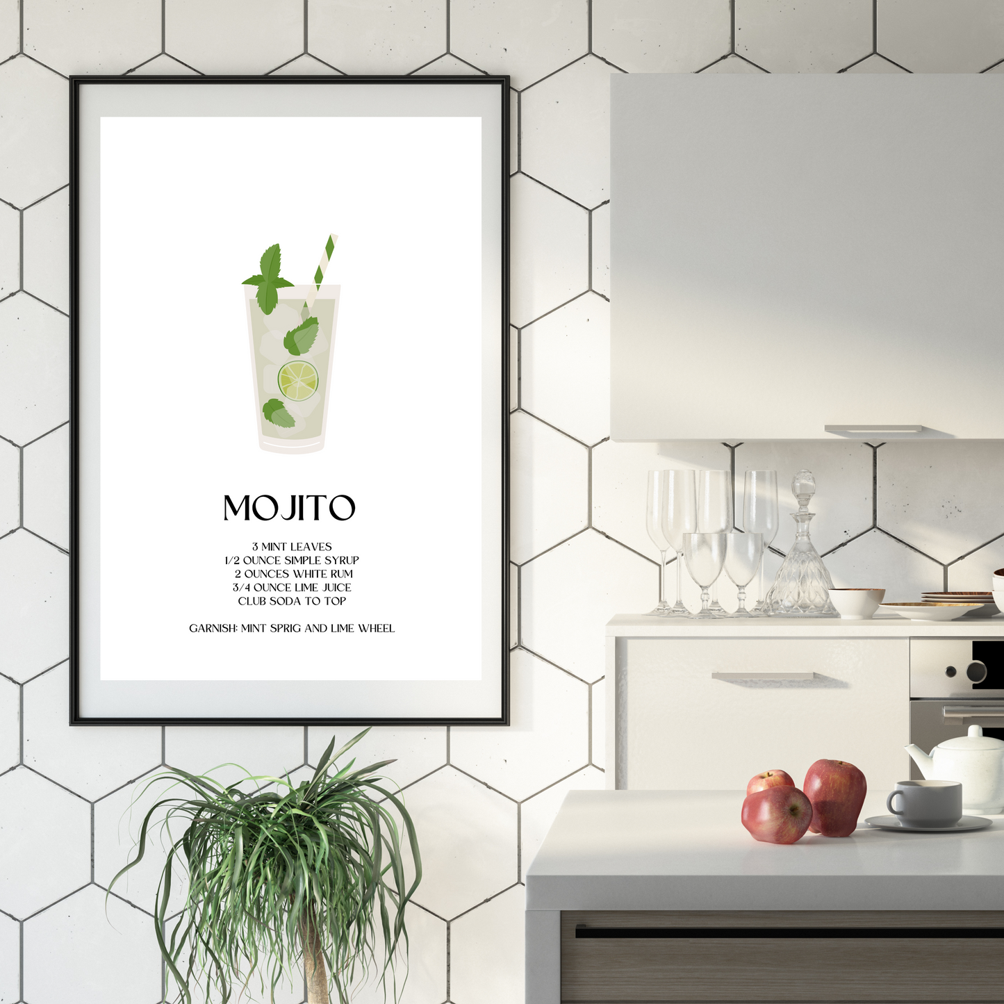 Mojito Cocktail Print