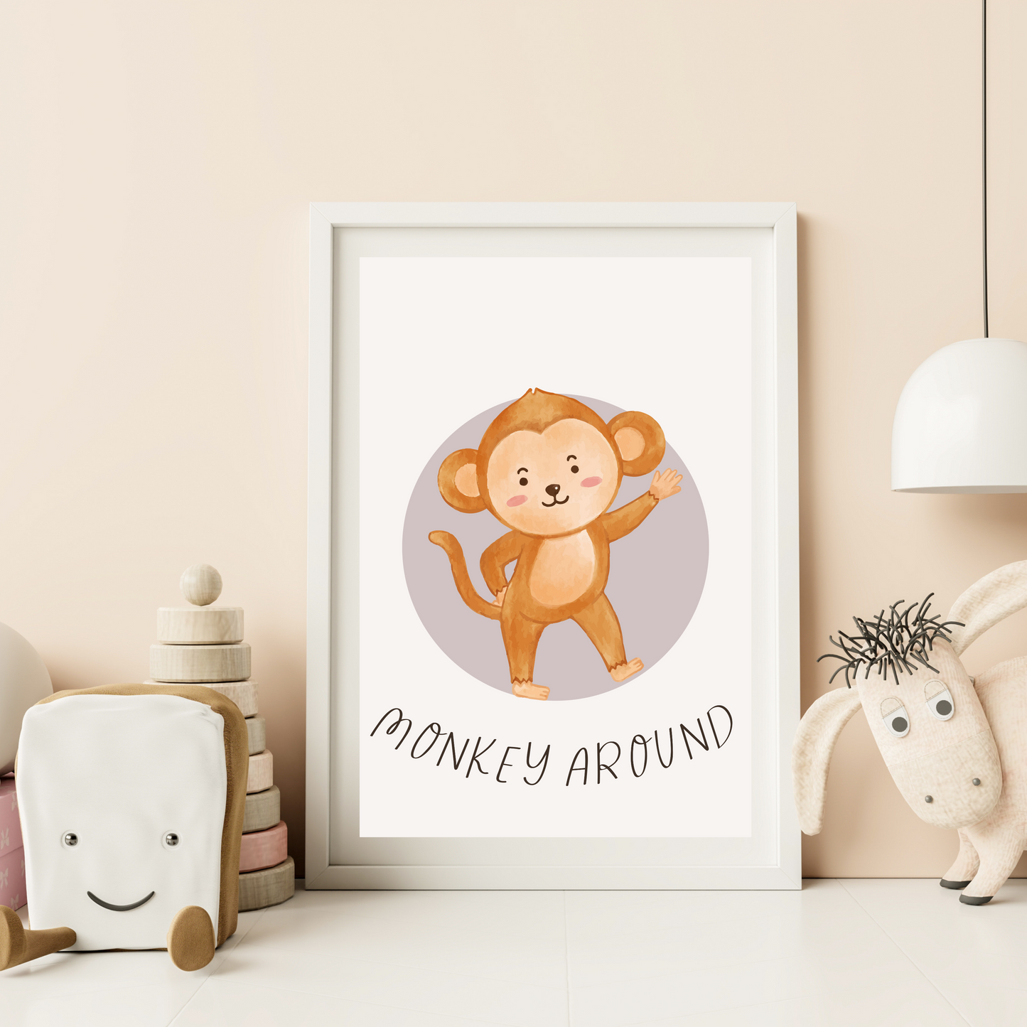 'Monkey Around' Monkey Print