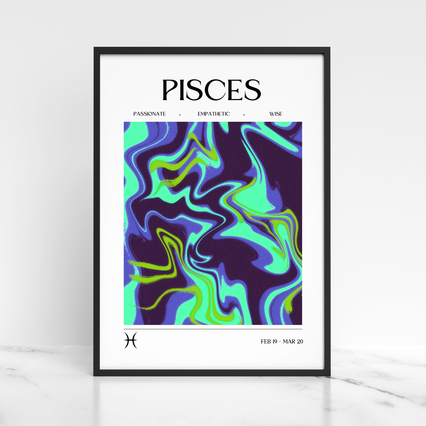 Pisces Star Sign Print