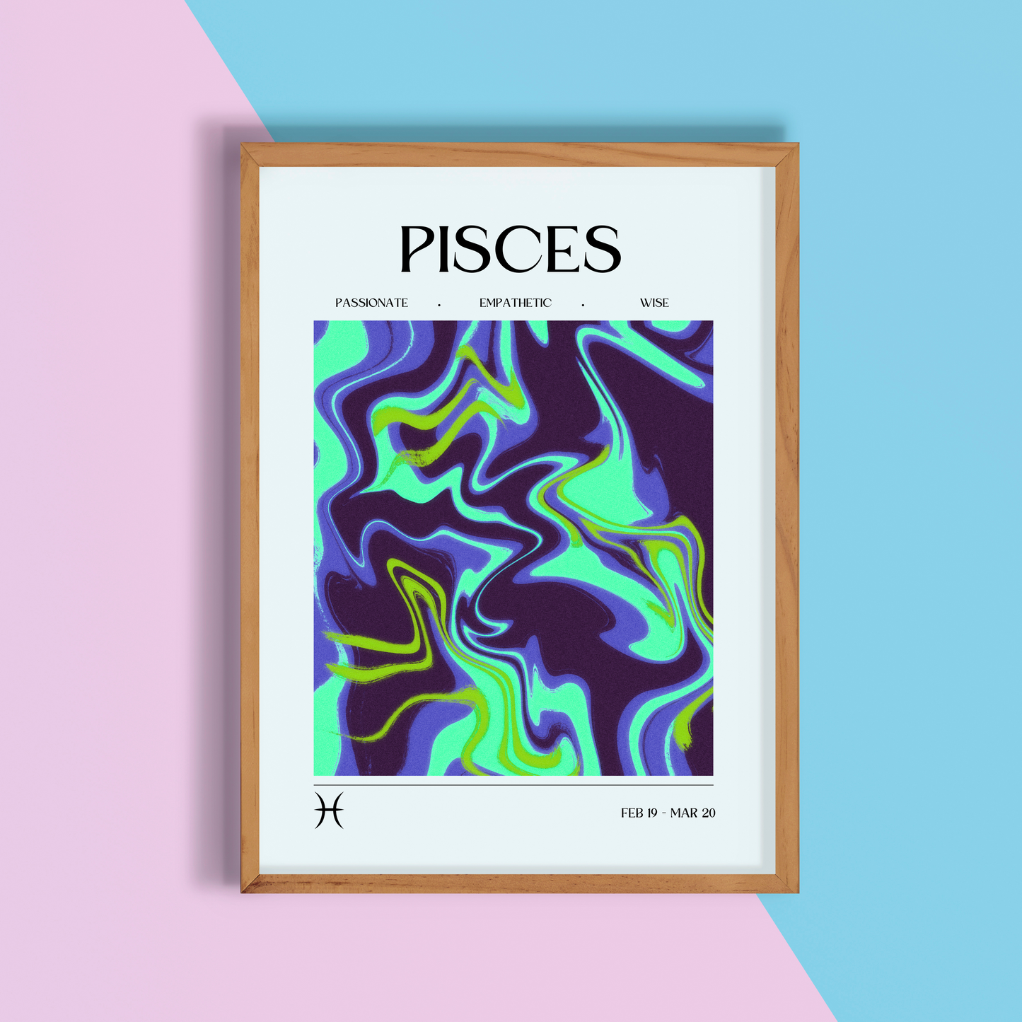 Pisces Star Sign Print