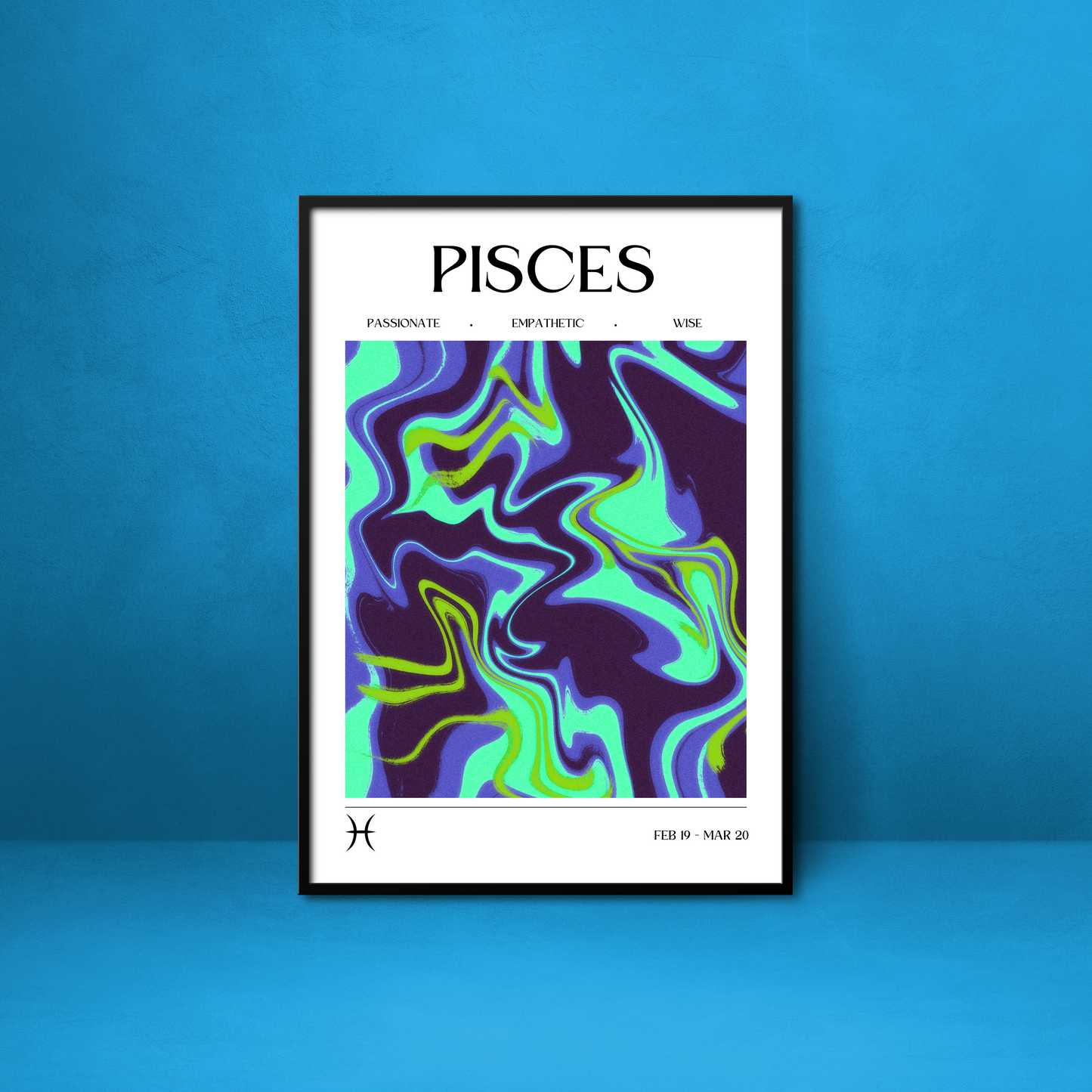 Pisces Star Sign Print